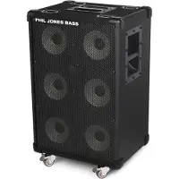 Phil Jones Bass CAB-67 bascabinet 6x7 inch 500 Watt - zwart