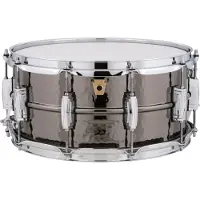 Ludwig LB417K Black Beauty Hammered 14 x 6.5 inch snaredrum
