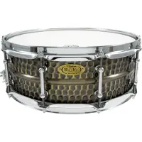 WorldMax 14x5 inch Hammered Brass Shell messing snaredrum