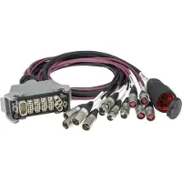 Klotz UMKO44E4H3 UMS hybrid output adapter HAN M 4x etherCON + 4/4 XLR 3p + Schuko F 2 meter