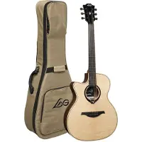LAG Guitars HyVibe 30 HV30-L-ACE linkshandige E/A westerngitaar met ingebouwd multi-effect