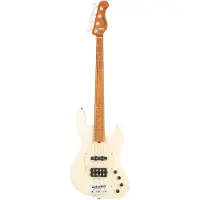 Sadowsky MetroExpress Vintage M/J Bass Roasted Maple Solid Olympic White High Polish elektrische basgitaar met gigbag