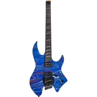 Sire Larry Carlton X6 6-String Headless Blue Swirl elektrische gitaar