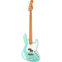 Sadowsky MetroExpress Hybrid P/J Bass Roasted Maple Solid Sage Green Metallic High Polish elektrische basgitaar met gigbag