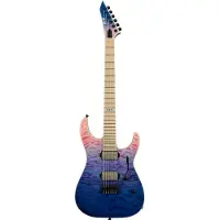 ESP E-II M-II HST QM Indigo Purple Fade elektrische gitaar met koffer