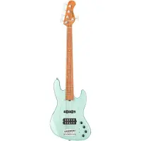 Sadowsky MetroExpress Vintage M/J Bass Roasted Maple Solid Sage Green Metallic High Polish 5-snarige basgitaar met gigbag