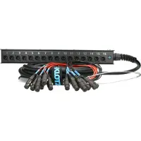 Klotz SLW016XE20 16-kanaals XLR-multicore met stagebox 20m
