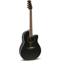Ovation 2771AX-5-G Pro Series Balladeer Deep Contour Cutaway Black elektrisch-akoestische westerngitaar