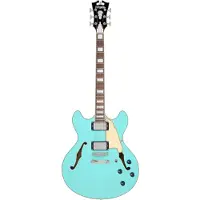 D'angelico Premier DC Surf Green semi-akoestische gitaar