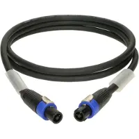 Klotz L44YSPMFF3500 4x 4.0 mm² speaker cable PVC speakON 4p F/F with metal shell 35 meter