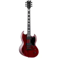 ESP E-II Viper See Thru Black Cherry elektrische gitaar met koffer