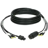 Klotz H1P88RI050 CAT7 & power 3G2.5 hybrid cable 2x RJ45 + Schuko => IEC 50m