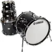 Yamaha Absolute Hybrid Maple Fusion Solid Black 4-delige shellset