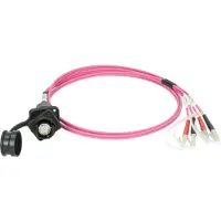 Klotz FB4ZNDL001 SmartBeam QUAD to 4x LC/UPC breakout cable installation adapter - multimode OM4 1 meter