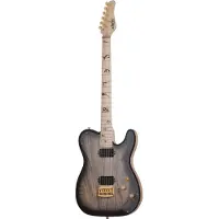 Schecter Meegs Pt Ex Charcoal Burst