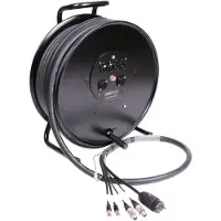 Klotz H3W33CU040 Kabelhaspel hybride voor audio, data en stroom 40 meter