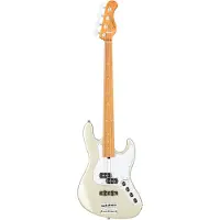 Sadowsky MetroExpress Hybrid P/J Bass Roasted Maple Solid Champagne Metallic High Polish elektrische basgitaar met gigbag
