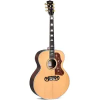 Sigma guitars SGJR-SG200 SG Series All Solid elektrisch-akoestische westerngitaar + softcase