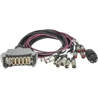 Klotz UMKI44E4H1 UMS hybrid input adapter HAN F 4x etherCON + 4/4 XLR 3p + Schuko M 1.2 meter