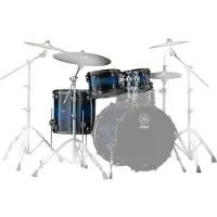 Yamaha JLHP6F3UIS Live Custom Hybrid Oak Ice Sunburst 3d. tom set
