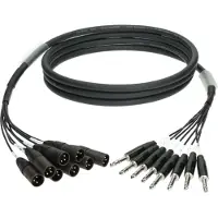 Klotz S08MPA03 8-kanaals analoge loom, gebalanceerd 3 meter