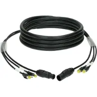 Klotz H1P88RT020 CAT7 & power 3G2.5 hybrid cable 2x RJ45+powerCON TRUE1 20m
