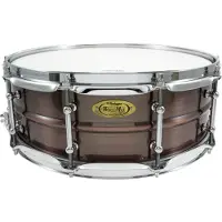 WorldMax BKR-5014SH - BLACK DAWG 14" X 5" SNARE DRUM - BRUSHED RED COPPER BRASS SHELL
