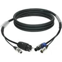 Klotz H1C33NP040 audio & power 3G2.5 hybrid cable XLR 3p + Schuko => powerCON