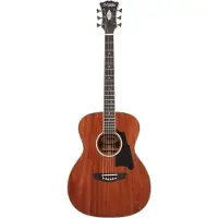 D'angelico Excel Tammany Natural Mahogany elektrisch-akoestische westerngitaar met gigbag