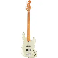 Sadowsky MetroExpress Vintage M/J Bass Roasted Maple Solid Champagne Metallic High Polish 5-snarige basgitaar met gigbag