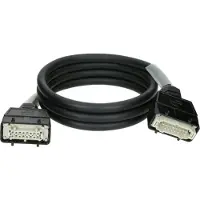 Klotz EMC6HMFT-0150 6-channel energy multicore - Harting HAN 16ES M/F-grommet housing 15m