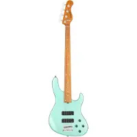 Sadowsky MetroExpress 24-fret Modern Roasted Maple Solid Sage Green Metallic High Polish elektrische basgitaar met gigbag