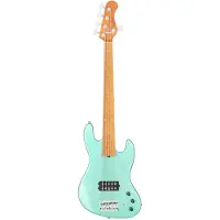 Sadowsky MetroExpress Vintage M Bass Roasted Maple Solid Sage Green Metallic High Polish 5-snarige basgitaar met gigbag