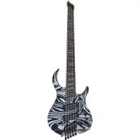 Sire Marcus Miller Marcus Miller M6 5-String Headless Black Swirl elektrische basgitaar