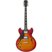 Sire Larry Carlton H7L Cherry Sunburst linkshandige semi-akoestische gitaar