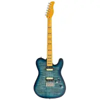 Sire Larry Carlton T7 FM New Gen Transparant Blue elektrische gitaar