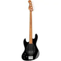Sadowsky MetroExpress Vintage M Bass Roasted Maple Solid Black High Polish linkshandige elektrische basgitaar met gigbag