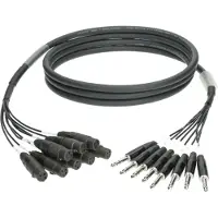 Klotz S08FPA03 8-kanaals gebalanceerde XLR naar jack loom 3 meter