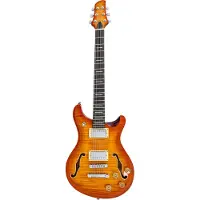 Sire Larry Carlton Q7 Hollow Amber Burst semi-akoestische gitaar