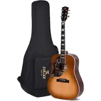 Sigma guitars DM-SG5L elektrisch-akoestische westerngitaar met gigbag linkshandig