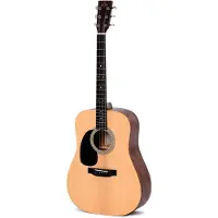Sigma guitars DM-STL linkshandige akoestische western gitaar