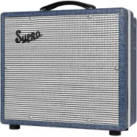 Supro 1608R Montauk Blue Rhino Hide 15W 1x10 inch gitaarversterker combo