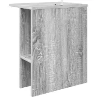 vidaXL Salontafel 2 st Grijs sonoma 40 x 30 x 49 cm Bewerkt hout