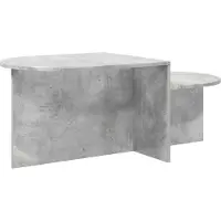 vidaXL Salontafel Betongrijs 100 x 50 x 40 cm Bewerkt hout