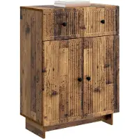 vidaXL Dressoir Oud hout 66 x 34,5 x 90 cm Bewerkt hout