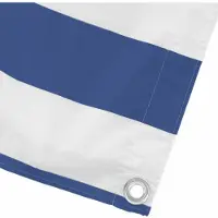 vidaXL Balkonscherm 100 x 700 cm Oxford Stof Rechthoekig Blauw en Wit