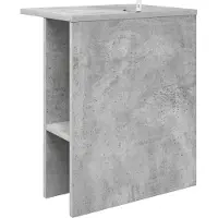 vidaXL Salontafel Betongrijs 40 x 30 x 49 cm Bewerkt hout