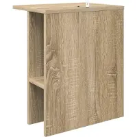 vidaXL Salontafel Sonoma Eiken 40 x 30 x 49 cm Bewerkt hout