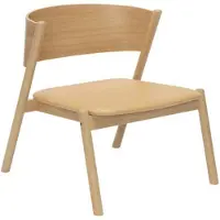 Hubsch Oblique loungestoel naturel - 331605