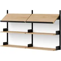 New Works Office Wandrek Oak | Black